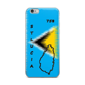 Saint Lucia Flag iPhone 6 Plus and 6s Plus Case