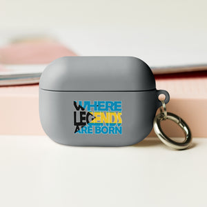 The Bahamas Flag Design WHERE LEGENDS ARE BORN and HOME AirPods Case
