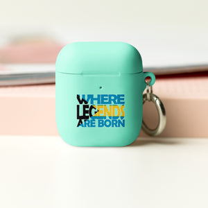 The Bahamas Flag Design WHERE LEGENDS ARE BORN and HOME AirPods Case