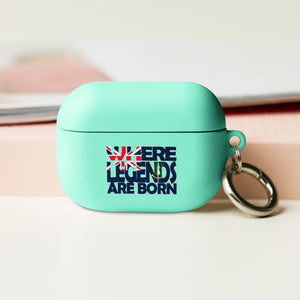 British Virgin Islands Flag Design WHERE LEGENDS ARE BORN and HOME AirPods Case