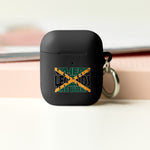 Jamaica Flag Design WHERE LEGENDS ARE BORN and HOME AirPods Case