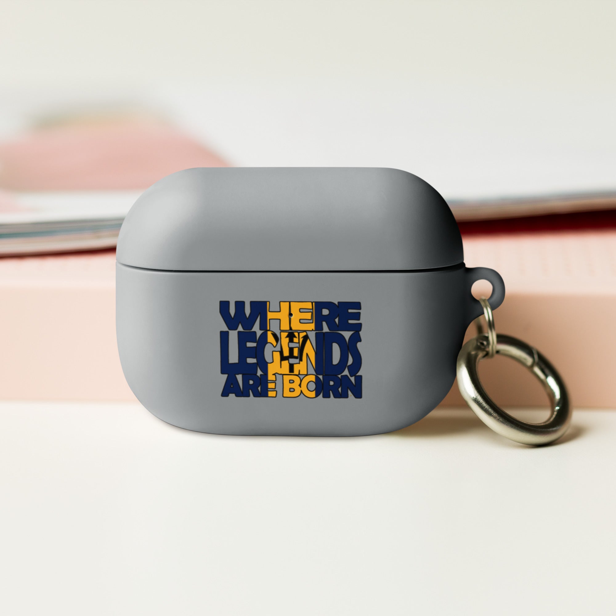 Barbados Flag Design WHERE LEGENDS ARE BORN and HOME AirPods Case