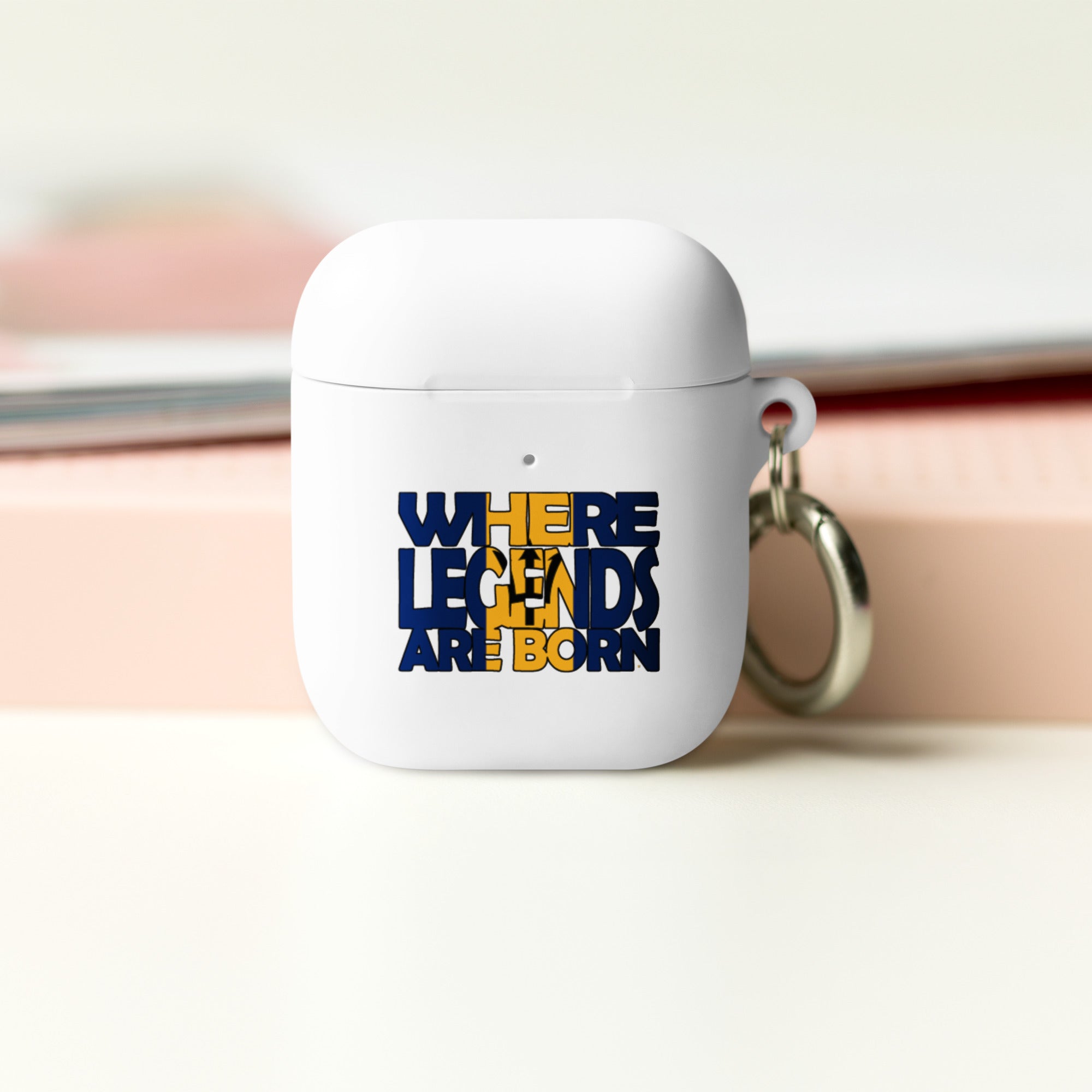 Barbados Flag Design WHERE LEGENDS ARE BORN and HOME AirPods Case