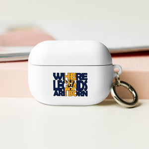 Barbados Flag Design WHERE LEGENDS ARE BORN and HOME AirPods Case