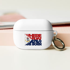 St. Maarten Flag Design WHERE LEGENDS ARE BORN and HOME AirPods Case