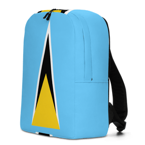 St Lucia Flag bag left side